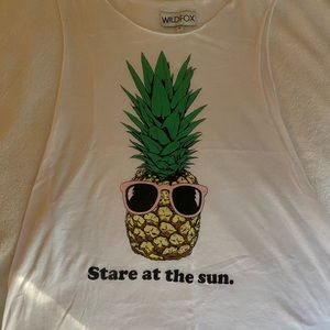 Wildfox Tops - NWOT wildfox pineapple tank top Wildfox Tops - NWOT wildfox pineapple tank top